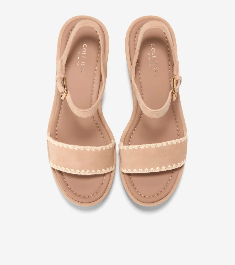 Cole Haan  Women's Cloudfeel Asbury Espadrille Wedge Sandals for Women | Best Price UAE