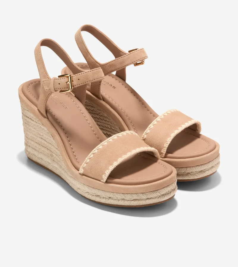 Cole Haan  Women's Cloudfeel Asbury Espadrille Wedge Sandals for Women | Best Price UAE