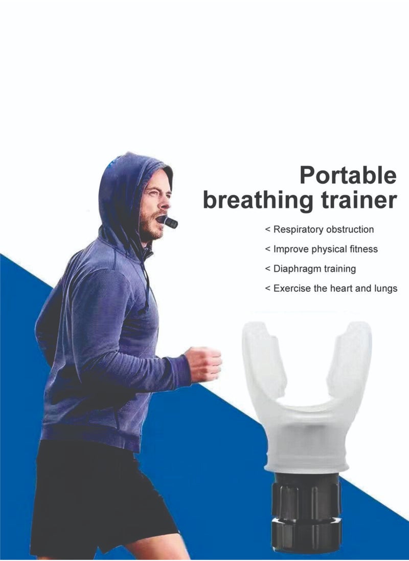 ABJ Lung Breathing Trainer, Stamina Builder and Booster, Air Therapy Device, Improve Physique, Adjustable Exercise Trainer, Portable Fitness Training Device, Easy to Use & Clean, Improves Sleep  - Image 4