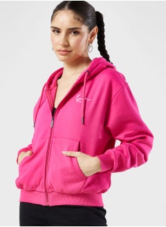 Karl Kani Chest Signature Full Zip Hoodie  - Image 1