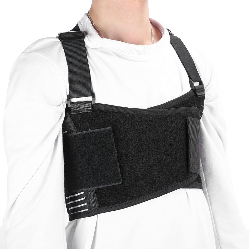 comfrt Chest Support Brace, Breathable Adjustable Chest Rib Fracture Support Brace Lumbar Protector Strap Belt Elastic Belt Support Brace - Image 2