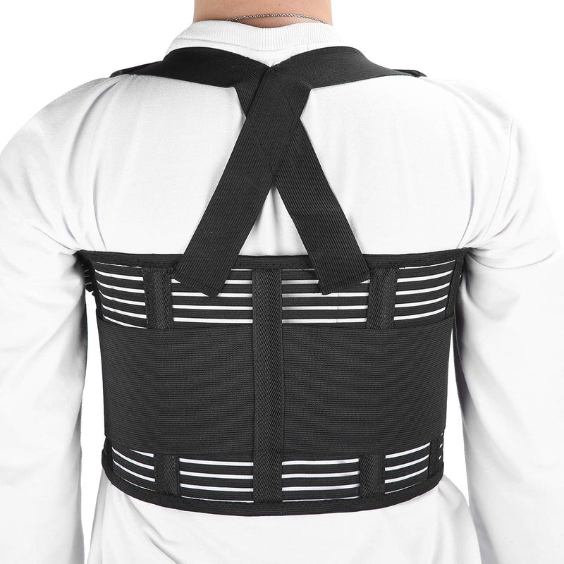 comfrt Chest Support Brace, Breathable Adjustable Chest Rib Fracture Support Brace Lumbar Protector Strap Belt Elastic Belt Support Brace - Image 3