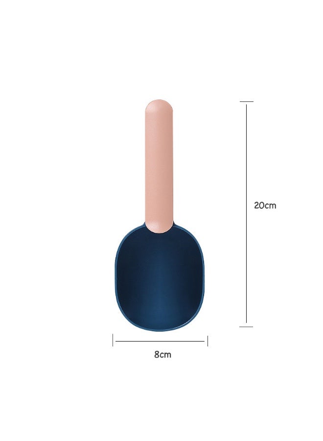 Pet Food Scoop, Ergonomic Plastic Scoop with Bag Clip for Dry & Liquid Food, Ideal for Dog Cat Bird & Kitchen Use - Image 4