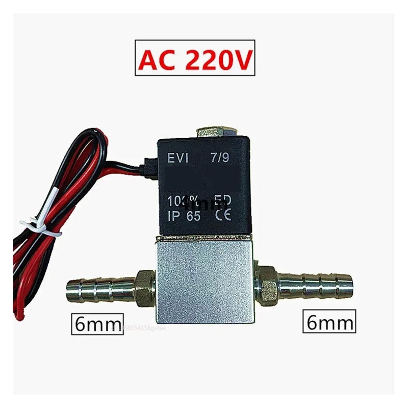 1 4 Normally Closed Pneumatic Aluminum Solenoid Valve 12V 24V 110V 220V AC 220V 6mm - Image 3
