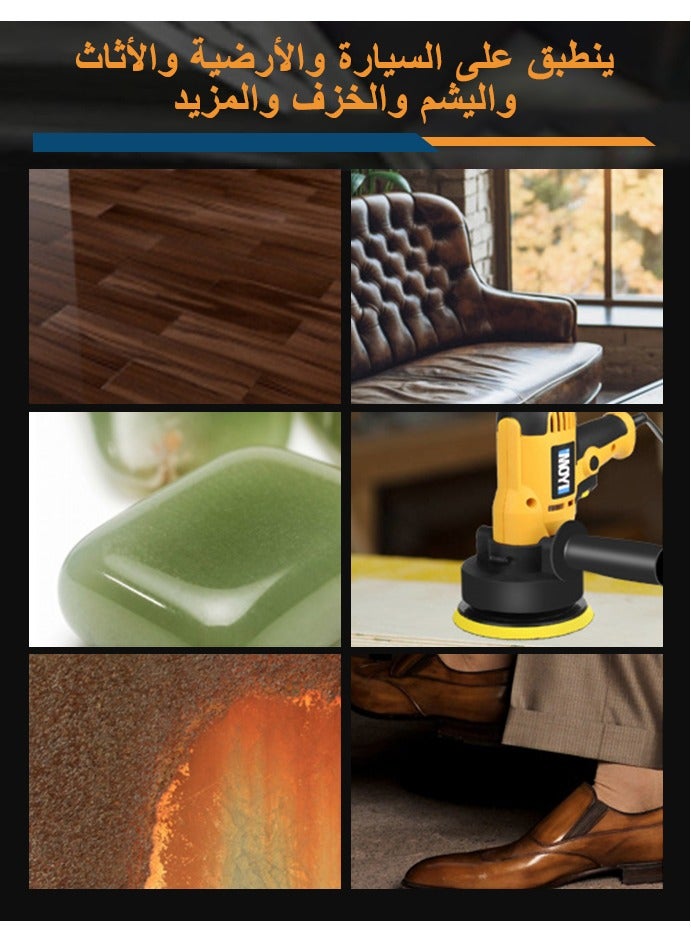 Buffer polisher with 25 accessories. Variable Speed Drilling Polishing Kit, Car Polishing Machine with Removable Handle, Suitable for Polishing Cars, Furniture, Floors, Stones - Image 5