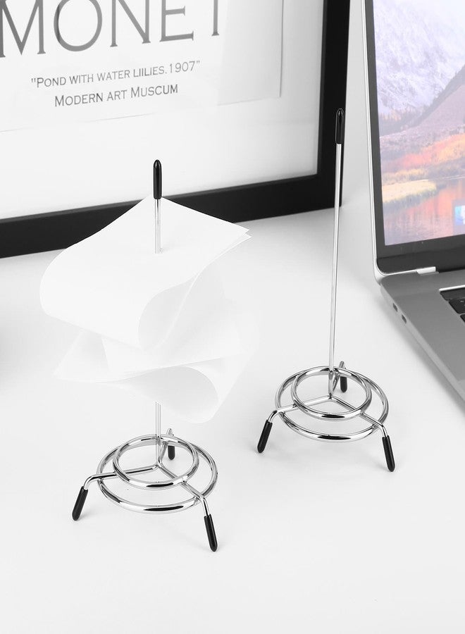 LIFSOBEUT 4PCS Ticket Stabber Holder, Receipt Spike, Ticket Spike, Check Spindle, Bill Fork,Ticket Stabber for Restaurant, Memo Holder - Image 5