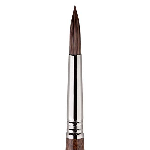 Escoda Versatil 1548 Series Artist Watercolor and Acrylic Paint Brush, Short Handle, Travel, Size 12 - Image 2