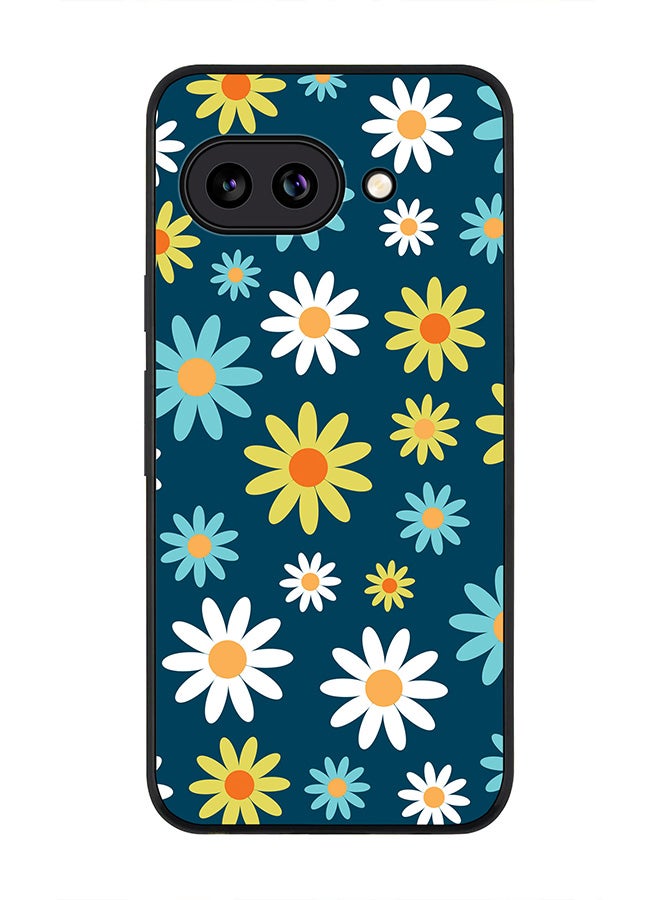 Stylizedd For Google Pixel 9a Case,Slim fit Camera Protection, Shockproof Thin Phone cover  - Pick A Daisy