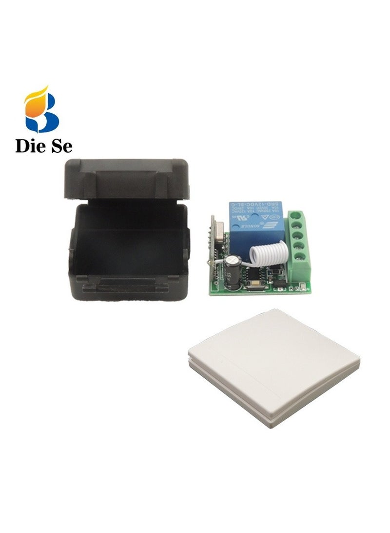 Diese لوحة الحائط التحكم عن بعد التبديل 433 ميجا هرتز 12 فولت 10A التتابع استقبال لغرفة النوم ضوء السقف المصباح الكهربي - Image 1