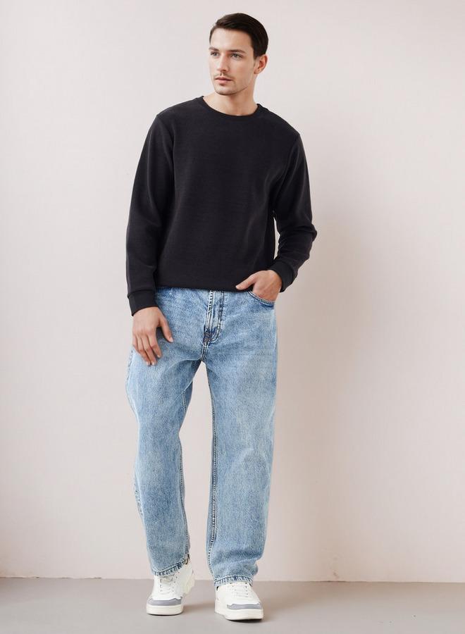 ايكونيك سترة قطنية أيقونية بنقوش بارزة - Image 2