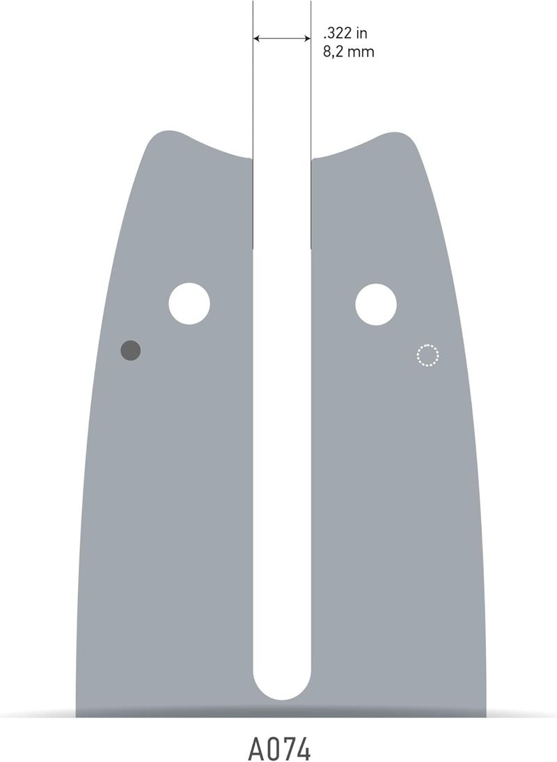 Oregon 16-Inch Replacement Chainsaw Bar and S55 AdvanceCut Chainsaw Chain Combo, 55 Drive Links, Pitch: 3/8", .050" Gauge (105668), fits several Stihl models, Grey - Image 5