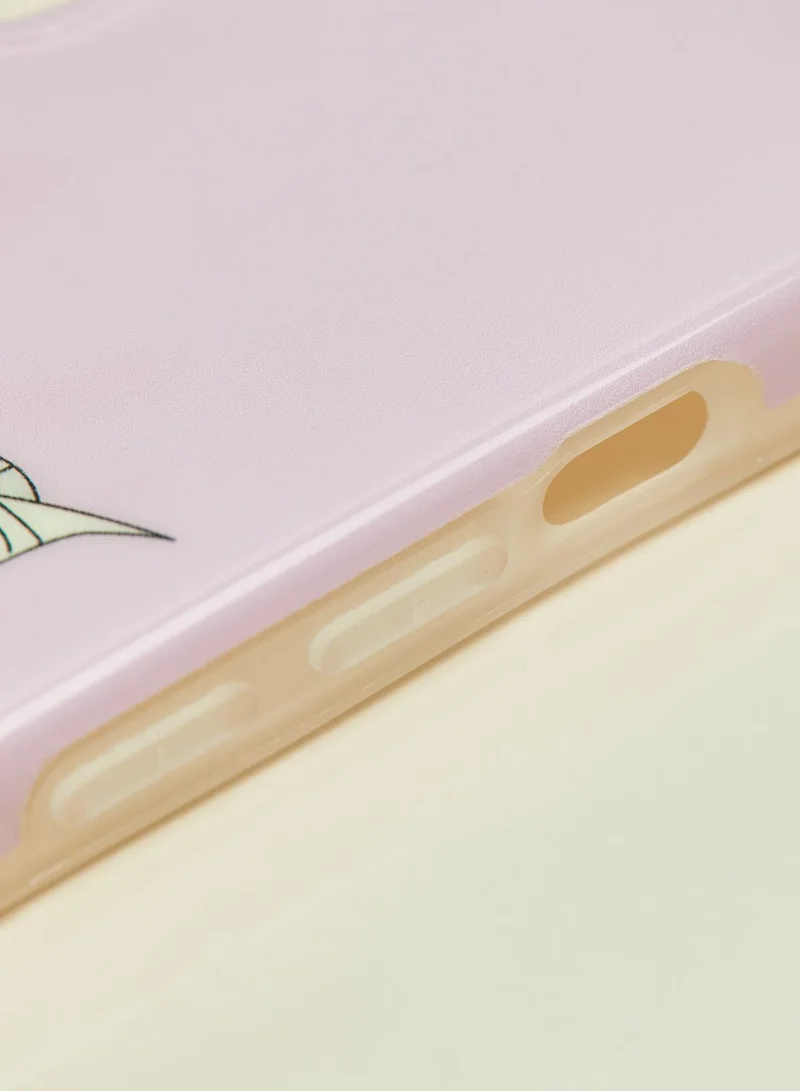 Pink Cactus Floral Skull IPhone 12 / 12 Pro Case