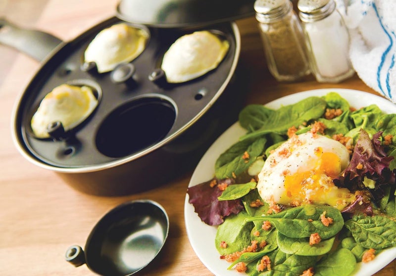Fox Run Egg Pan, Non-stick Egg Poacher and Fry Pan Set - Image 5