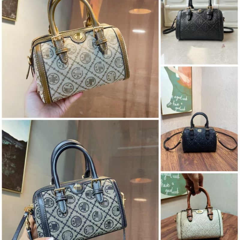 Women's Monogram Print Boston Shoulder Bag - Image 1