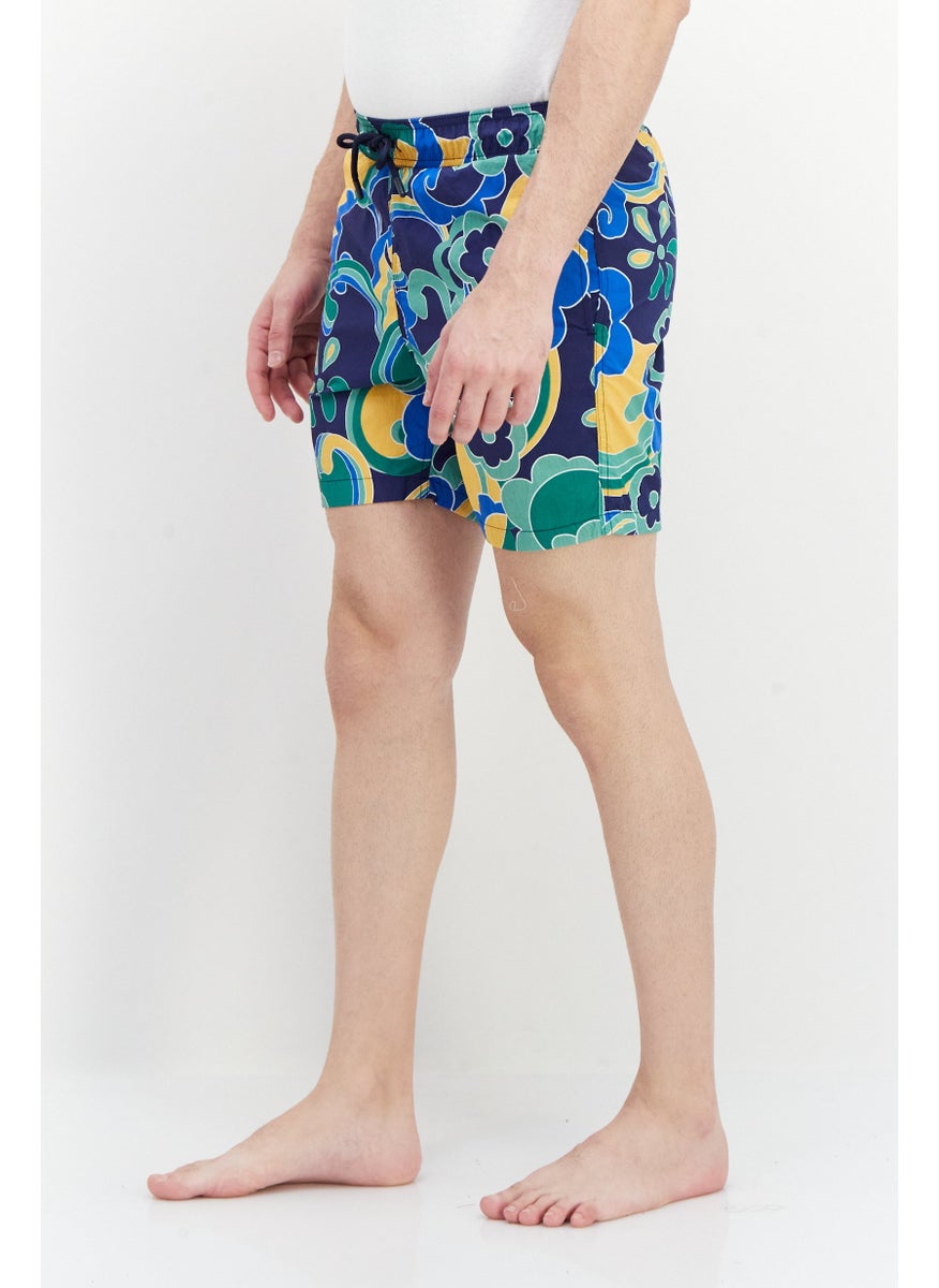 Men Allover Print Drawstring Board Short, Blue - pzsku/ZD2584297E1CDEB65D0CAZ/45/_/1735567807/a63bd4f3-fdcf-4d45-862a-b079be7aa2fb