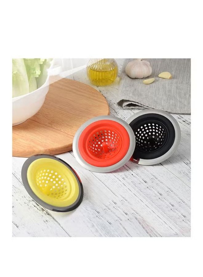 Bathroom Drain Mesh Drain Cover, Hair Catcher, Anti-clogging Disposable Floor Drain Sticker for Bathroom Bathroom Hair, Sewer Kitchen Filter Floor Drain Cover (20pcs)  - Image 3