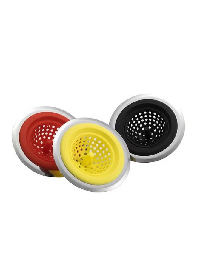 Bathroom Drain Mesh Drain Cover, Hair Catcher, Anti-clogging Disposable Floor Drain Sticker for Bathroom Bathroom Hair, Sewer Kitchen Filter Floor Drain Cover (20pcs)  - Image 4