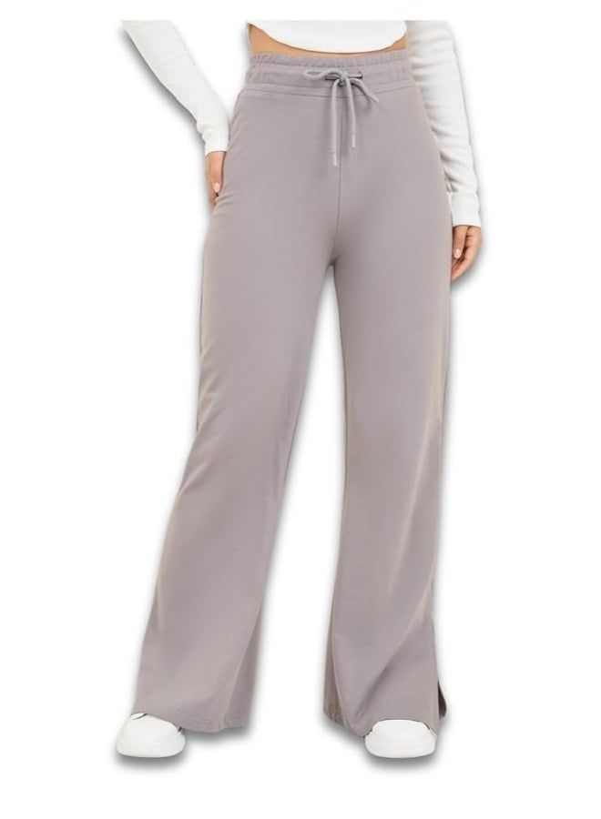 Styli Women Track Pants | Mid-Rise Cotton Joggers & Flared Styles XL - Image 4