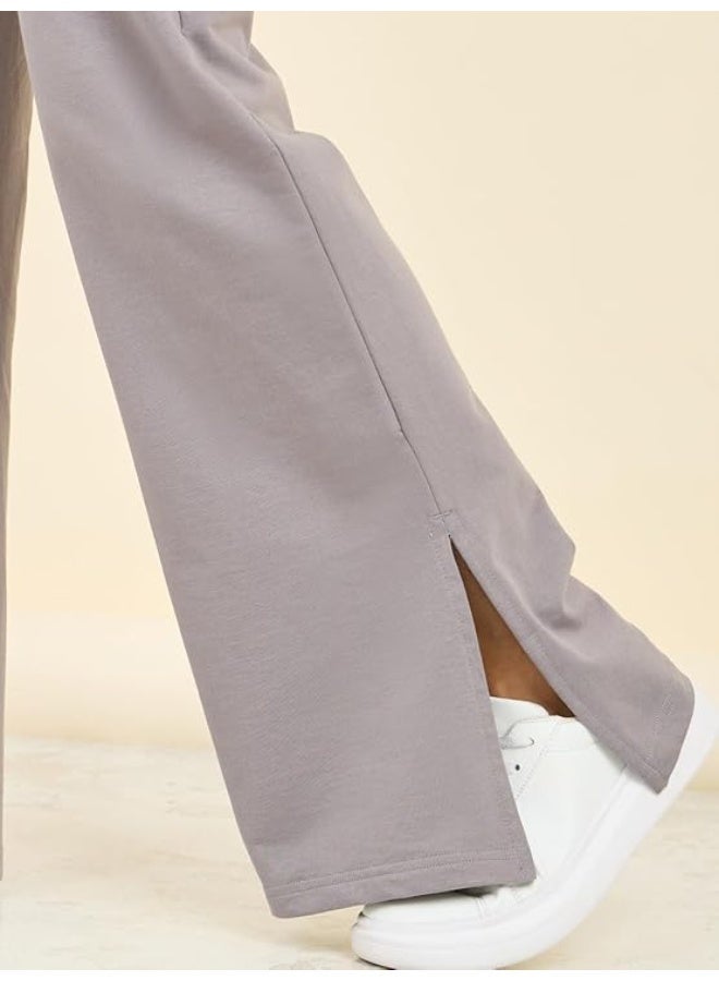 Styli Women Track Pants | Mid-Rise Cotton Joggers & Flared Styles XL - Image 3