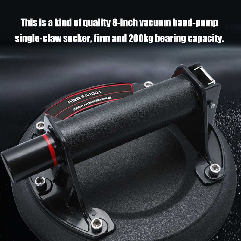 8inch Vacuum Suction Cup 200kg Bearing Capacity Heavy Duty Vacuum Lifter for Granite Glass Lifting - Image 2