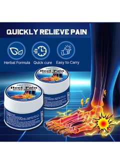 هيبستي Heel Pain Relief Ointmen, كريم لتخفيف الآلام, تخفيف آلام الكعب المستأنف بالفرشاة لتخفيف آلام الكعب، عميق لتهدئة التهاب اللفافة، 10 جرام  - Image 2