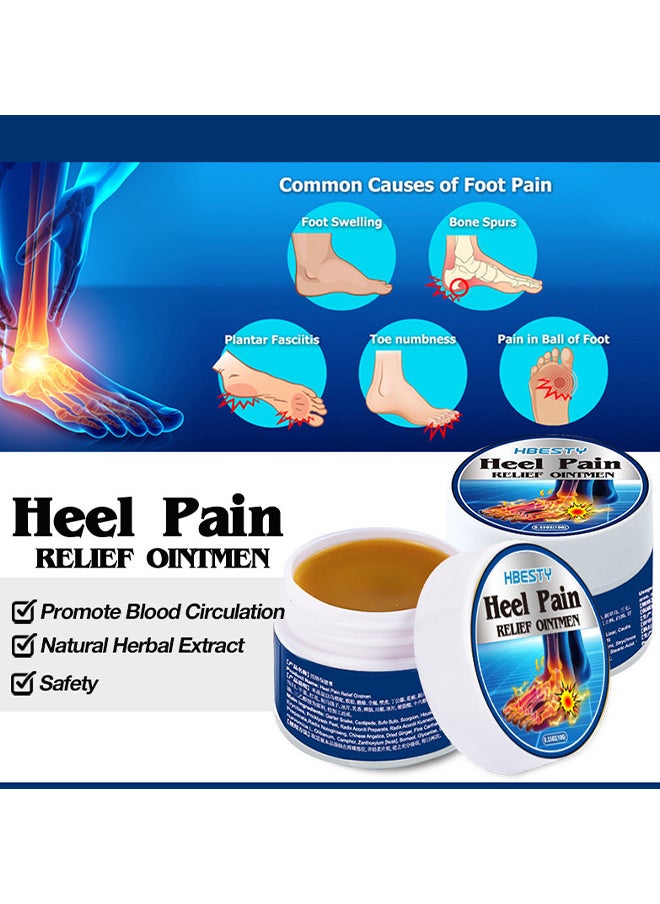 HBESTY Heel Pain Relief Ointmen, Pain Relief Cream, Heel Aid Plantar Fasciitis Brush-On Heel Pain Relief, Deep To Calm Inflammation Of The Fascia, 10G  - Image 3