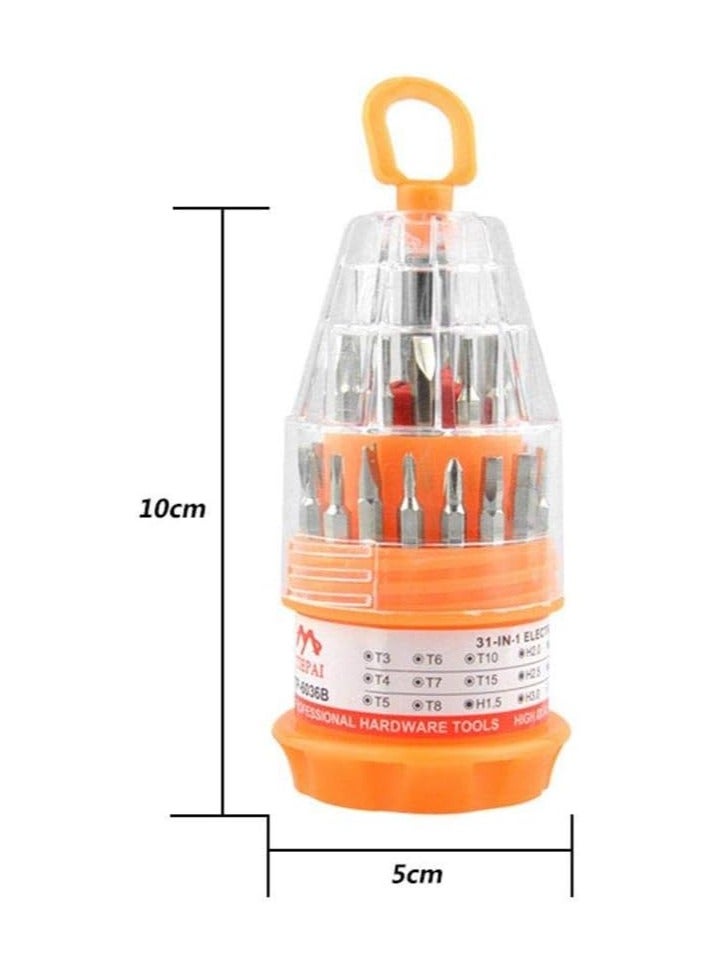 31 in 1 Screwdriver Set, Mini Magnetic Screwdrivers, Phone, Watch, Laptop Repair Tool Kit - Image 3