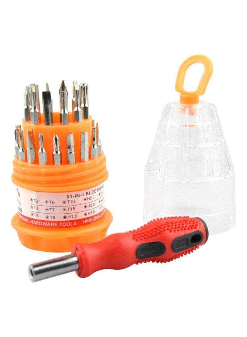 31 in 1 Screwdriver Set, Mini Magnetic Screwdrivers, Phone, Watch, Laptop Repair Tool Kit - Image 1