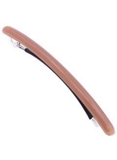 CAMILA Camila Paris CP3253 French Hair Barrette Large Nude, Long Skinny Strong Hold Grip Hair Clips for Women, Thin Rubberized Automatic Clasp No Slip Durable Styling Girls Hair Accessories, Made in France 