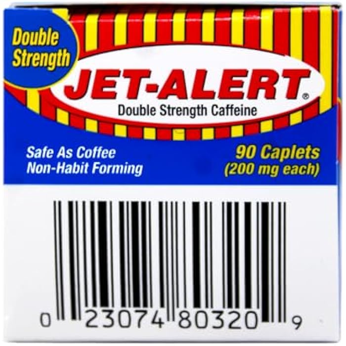 Jet-Alert Double Strength Caffeine 200 Mg Caplets, 90 caplets, Pack of 3 - Image 4