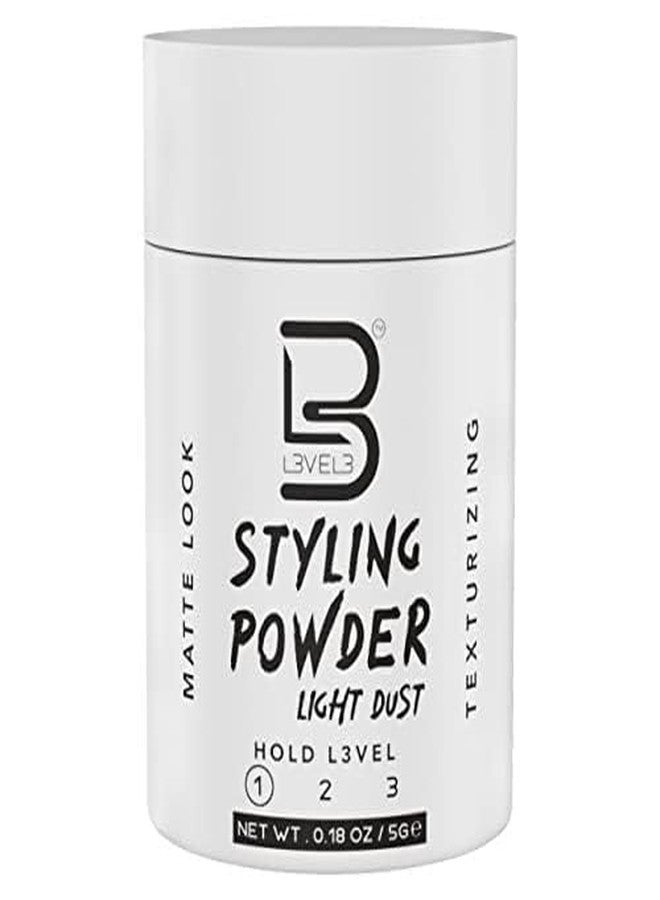 L3 - Travel Styling Powder - Small 0.18 oz for Travel - Natural Look Mens Powder - Image 1