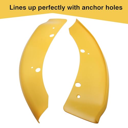 HTRACING Front Bumper Lip Splitter Protector Compatible with Charger SRT Hellcat/SRT 392/Scat Pack/RT Scat Pack/GT/RT 2015-2022, Yellow - Image 5