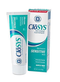 CloSYS Fluoride Toothpaste, 3.4 Ounce, Travel Size, Gentle Mint, Tsa Compliant, Whitening, Enamel Protection, Sulfate Free  - Image 1