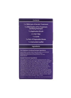 , Keratin Home Use Treatment Kit, Quality Hair Straightening/Blow Dry/Blowout Smoothing Treatment ,100ml / 3.52fl
