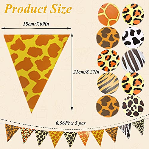 AMFIN® (Pack of 38) Animal Theme Birthday Party Decorations/Jungle Theme Balloons/Wild One Animal Decoration/Animal Cutout Foil Balloon - Image 4