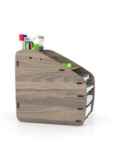Home Canvas HC Home Canvas Cosmo Organizer (Walnut, Large)  - Image 2