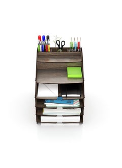 Home Canvas HC Home Canvas Cosmo Organizer (Walnut, Large)  - Image 3