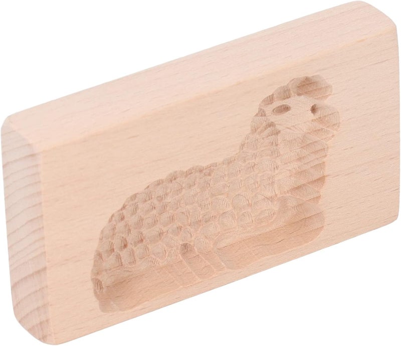 Animal Cookie Mold, Beech Wood with Lovely Animal Designs, NonStick Biscuit Press for Making Cookies, Perfect for Baking Enthusiasts () - Image 5