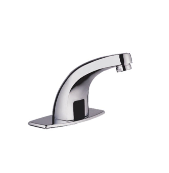 Oceanic Sensor Wash Basin Faucet – Automatic Deck Mounted Bathroom Tap, Touchless Water Sensor, Chrome Finish