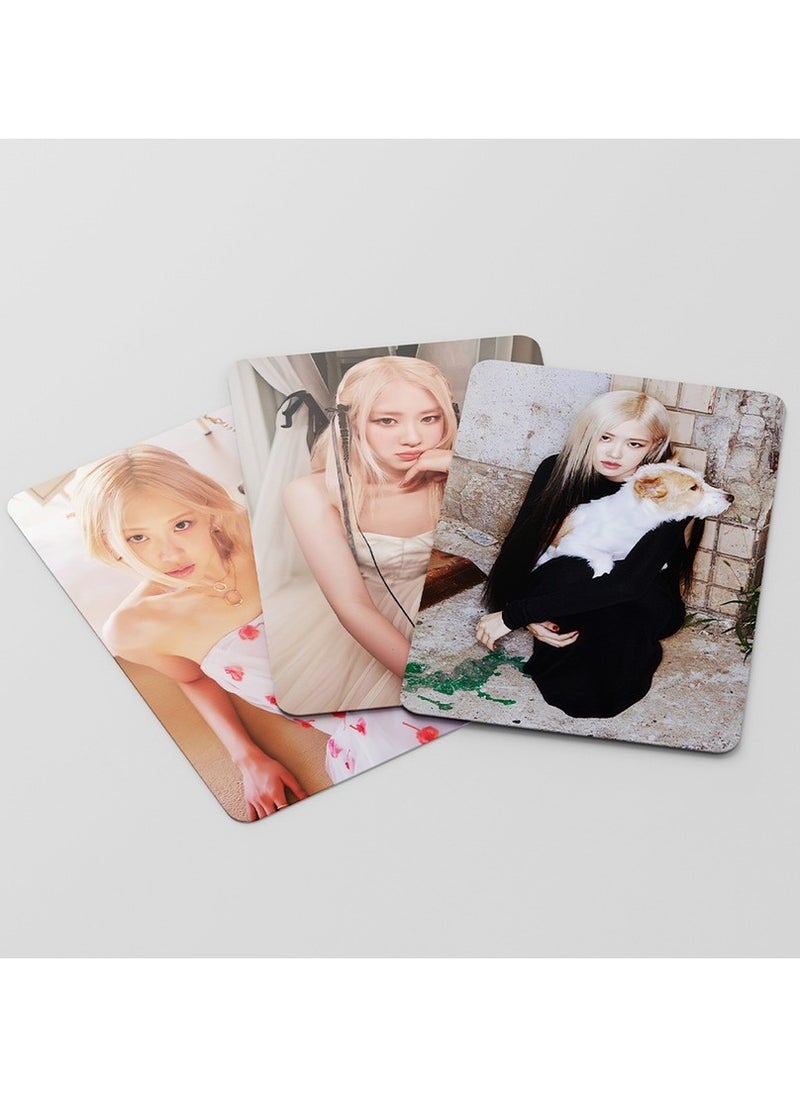 EHOME 55 Piece Blackpink Rose Single New Album Photo Lomo Card  - Image 4