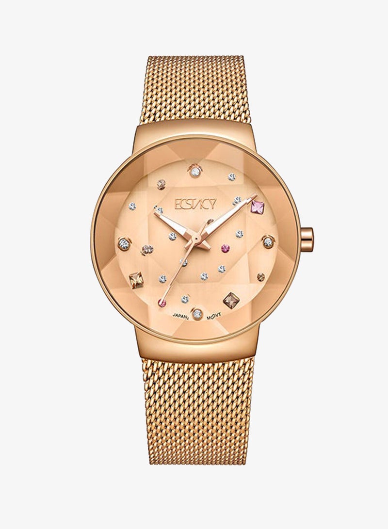 ECSTACY Women's Stainless Steel Analog Watch E23504-RMKK - 33.5x39.5 mm - Image 1