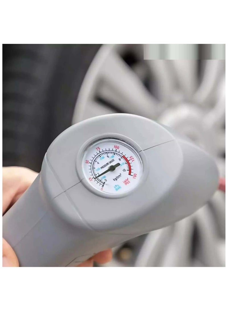 Automatic Cordless Tire Inflator - Portable Air Compressor with Rechargeable Battery, Digital Pressure Gauge & LED Light | Compact, Fast Inflation for Car Tires, Bike Tires, Balls & More | Portable Handheld Air Pump with Auto Shut-Off & USB Charging - Image 4