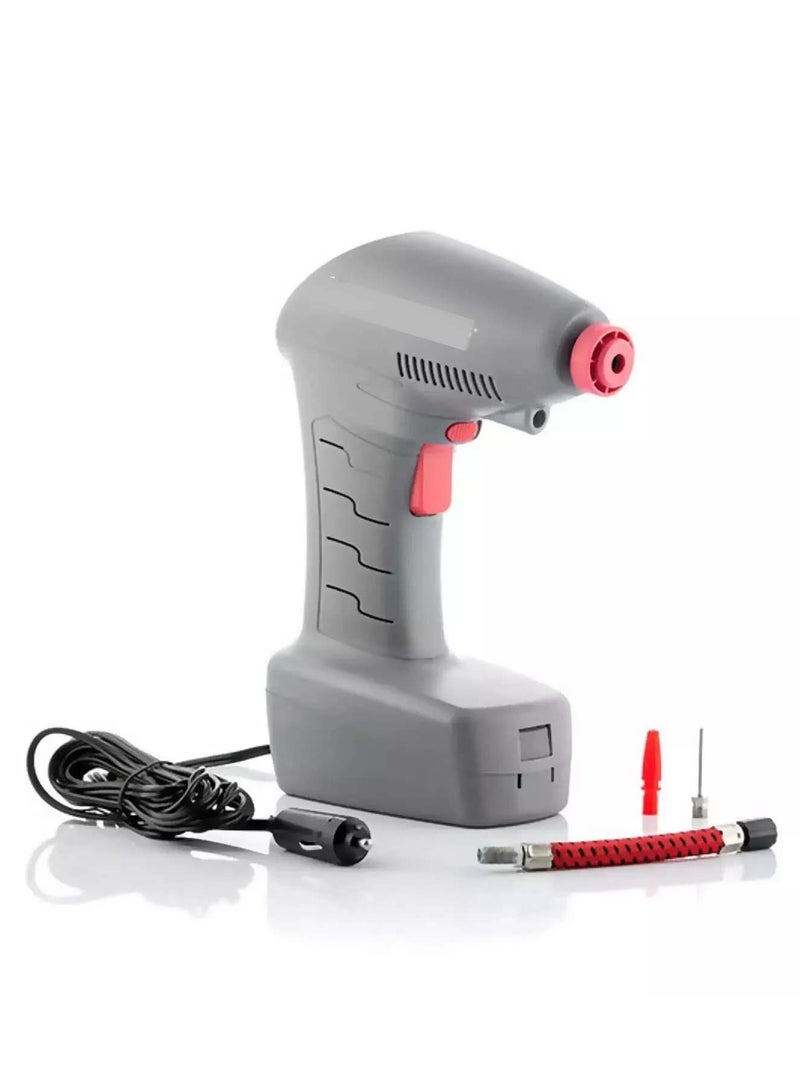 Automatic Cordless Tire Inflator - Portable Air Compressor with Rechargeable Battery, Digital Pressure Gauge & LED Light | Compact, Fast Inflation for Car Tires, Bike Tires, Balls & More | Portable Handheld Air Pump with Auto Shut-Off & USB Charging - Image 1