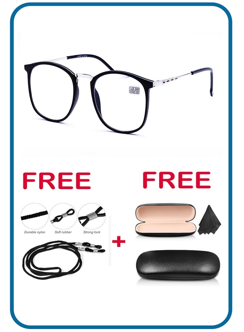 بلاير نظارات قراءة طبية مانعة للضوء الأزرق للحماية من شاشات الجوال والحاسوب، للرجال والنساء - مصنوعة يدويًا - مع علبة أصلية وقطعة تنظيف - Image 4