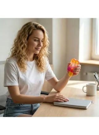 لعبة مصاصة مثلجة إسفنجية - لعبة لتخفيف التوتر، كرة ضغط حسية ناعمة من مادة TPR للأطفال والكبار، مصاصة مثلجة محمولة لتخفيف القلق - view 3