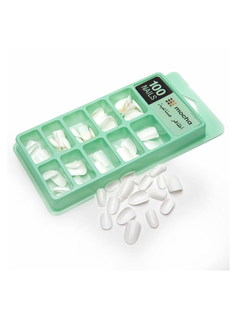 MOCHA Attractive false nails of 100 pieces E15  - Image 2