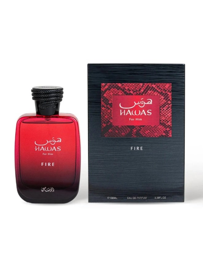 معرض العطور رصاصي هوس فاير او دو بارفيوم 100مل