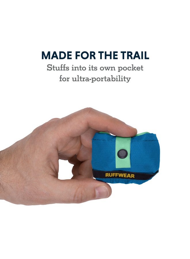 Ruffwear, Trail Runner Ultralight Packable Dog Bowl, Blue Pool - Image 2