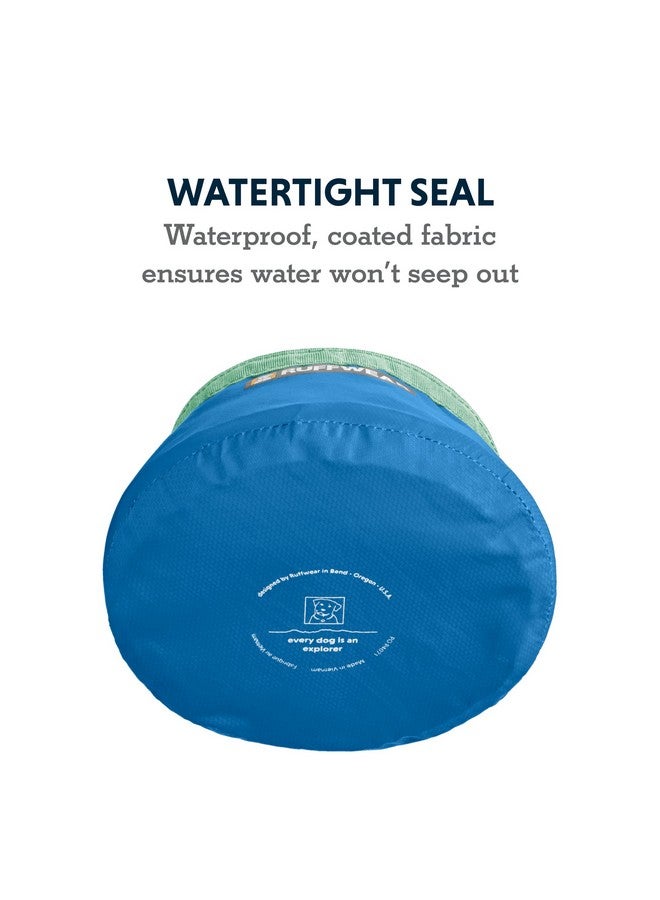 Ruffwear, Trail Runner Ultralight Packable Dog Bowl, Blue Pool - Image 4
