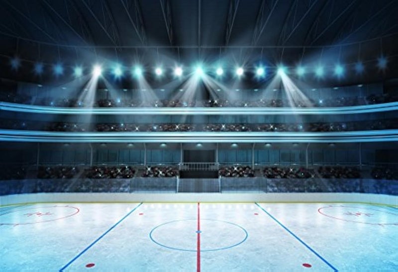 Yeele Ice Hockey Sport Photography Backdrops  Photo Background  Yeele 7x5ft Stadium Sports Match Backdrop Pictures Newborn Boy Children Photo Booth Shooting Family Photographic Studio Props - Image 1